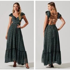 Elegant Floral Maxi Dress